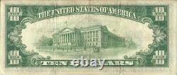 Billet de dix dollars de 1934a Note B11606529a. Vintage en excellent état