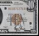 Billet De La Réserve Fédérale De 10 $ De 1929 Avec Sceau Marron B03871276a, Dix Dollars, New York