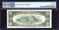 Billet de réserve fédéral de 10 $ de 1981 à Dallas PMG Choix Sans circulation 64EPQ 1/3 Pop #K19967202A