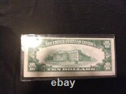 Billet de réserve fédérale de 10 dollars de 1934