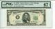 Billet De Réserve Fédérale De 5 $ De 1950b Fr 1963-g, État De Conservation Gem Non Circulé 67 Epq