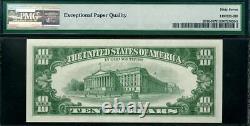 Billet de réserve fédérale de Kansas City de 1963 de 10 $ FRN 2016-J. PMG 67 EPQ. Meilleure population 5/0
