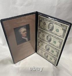 Billets de banque non coupés de 10 $ de la Réserve fédérale des États-Unis, série 1995, numéro de série séquentiel