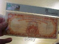Certificat d'or de 10 dollars de 1922, billet de note PMG VF30 Fr#1173 de grande taille S/N