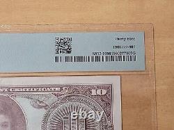 Certificat de paiement militaire de 10 dollars des États-Unis de la série 541, billet de note PMG 35