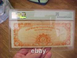 Certificat en or de 10 dollars de 1922, billet de note PMG VF30 Fr#1173 de grande taille avec numéro de série