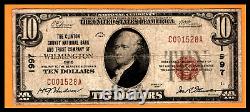 États-Unis USA US Billet de 10 dollars F/VF 1929 Wilmington Ohio
