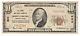 États-unis Usa Us Vf Note $10 Dollars 1929 Banque De Shippensburg En Pennsylvanie