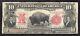 Fr. 114 1901 10 Dollars Bison Billet De Banque Légal Tender United States Note