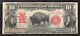 Fr 122 1901 $10 Dix Dollars Bison Billet De La Réserve Fédérale Des États-unis En Très Bon état