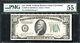Fr. 2007-d 1934-b 10 $ Dix Dollars Frn Federal Reserve Note Pmg Au-55epq