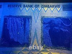 Pile de 10 billets authentifiés du Zimbabwe 100 billions de dollars, livraison gratuite P-91