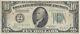 Série 1928a Billet De Dix Dollars De La Réserve Fédérale Avec Erreur Échangeable En Or.
