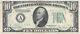 Série 1934d Billet De Dix Dollars De La Réserve Fédérale Avec Erreur