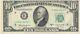Série 1950d Billet De Dix Dollars De La Réserve Fédérale Avec Erreur