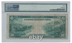 Série américaine de 1914 Billet de réserve fédérale de 10,00 $ (PMG Choix Bien 15)